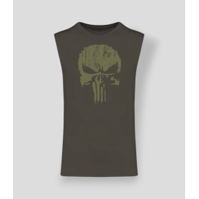 Camiseta sin mangas Punisher Caqui Dark Caqui - Summit Outdoor Lifestyle