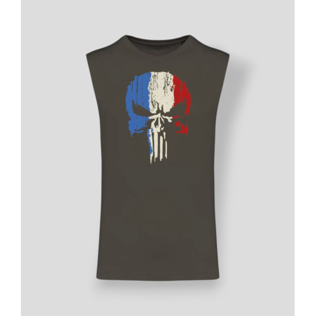 Camisola sem mangas 145g Punisher France - Dark Kakhi - Summit Outdoor Lifestyle