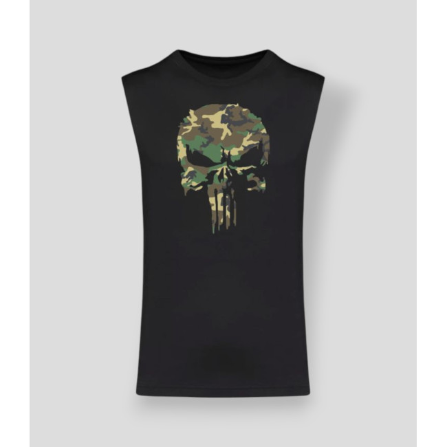 Koszulka bez rękawów Punisher Camo Czarny - Summit Outdoor Lifestyle