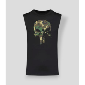 T-shirt sans manche Punisher Camo Noir - Summit Outdoor Lifestyle