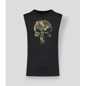 T-shirt sans manche Punisher Camo Noir - Summit Outdoor Lifestyle