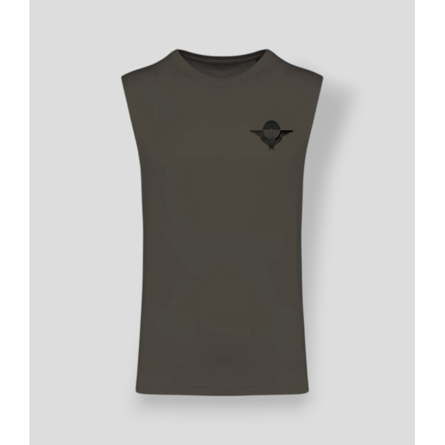T-shirt sem mangas Para France Dark kakhi - Summit Outdoor Lifestyle