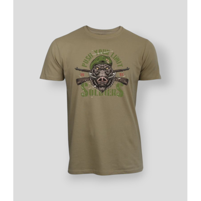 T-shirt Duw je grens Soldaten Coyote - Summit Outdoor Lifestyle