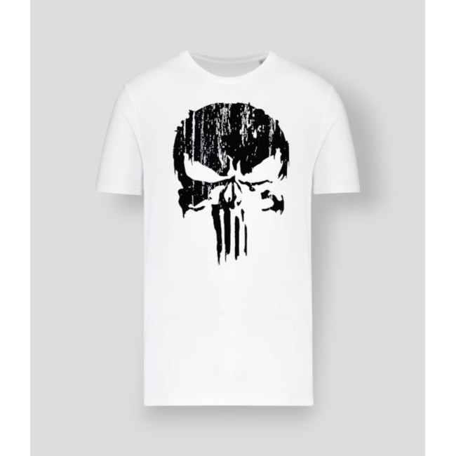 T-shirt Punisher Noir Blanc - Summit Outdoor Lifestyle