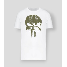 T-shirt Punisher Caqui Branco - Summit Outdoor Lifestyle