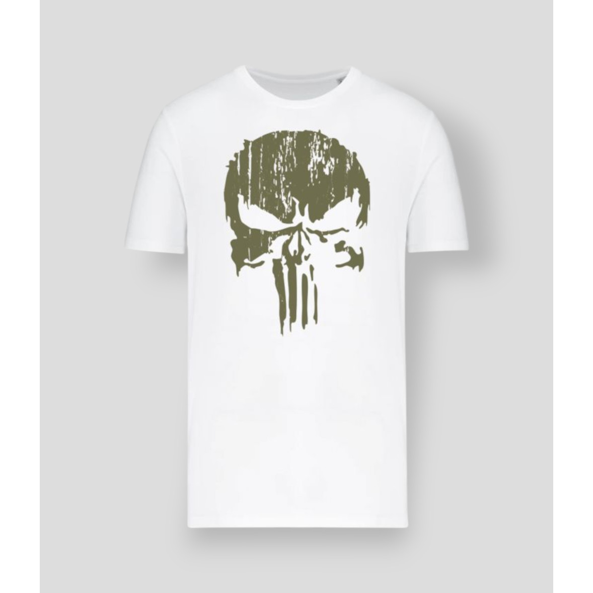 Camiseta Patriótica De Punisher / Camiseta De Calavera Con