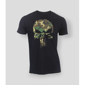 T-Shirt Punisher Camo Schwarz - Summit Outdoor Lifestyle