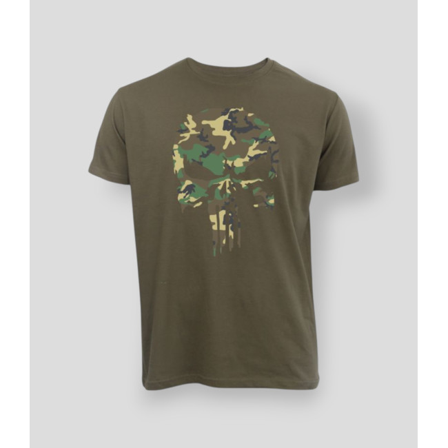 T-Shirt Punisher Camo Khaki - Summit Outdoor Lifestyle