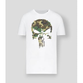 Camiseta Punisher Camo Blanca - Summit Outdoor Lifestyle