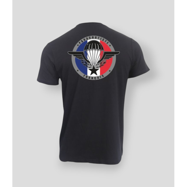 T-shirt Fallschirmjäger Frankreich Schwarz - Summit Outdoor Lifestyle