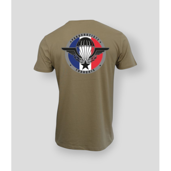 T-shirt Fallschirmjäger Frankreich Coyote - Summit Outdoor Lifestyle