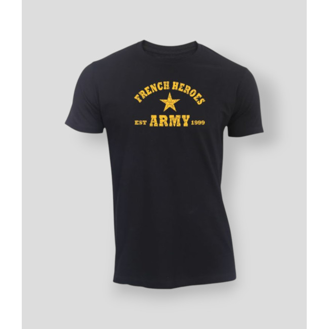 Camiseta French Heroes Negro - Summit Outdoor Lifestyle