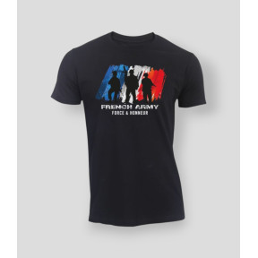 T-shirt French Army F&H Schwarz - Summit Outdoor Lifestyle