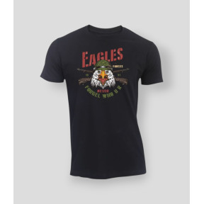 T-shirt Eagle never forget Schwarz - Summit Outdoor Lifestyle