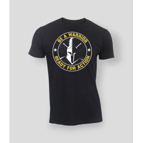 T-shirt Be a warrior Noir - Summit Outdoor Lifestyle