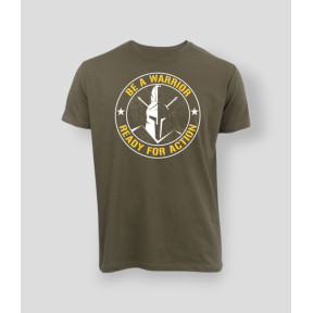 T-shirt Be a warrior Khaki - Summit Outdoor Lifestyle