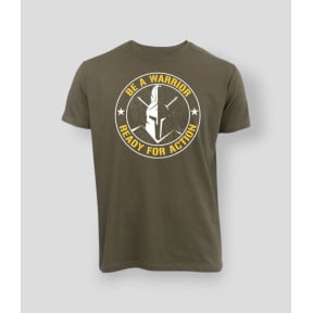 T-shirt Be a warrior Khaki - Summit Outdoor Lifestyle