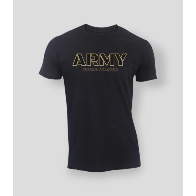 T-shirt Army French Soldier Noir - Summit Outdoor Lifestyle