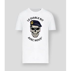Camiseta 190g EL DIABLO RÍE TDM Blanco - Summit Outdoor Lifestyle