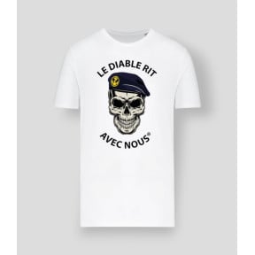 Camiseta 190g EL DIABLO RÍE TDM Blanco - Summit Outdoor Lifestyle