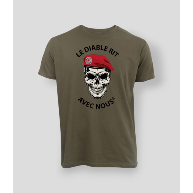 Camiseta 190g EL DIABLO RÍE Metro Caqui - Summit Outdoor Lifestyle