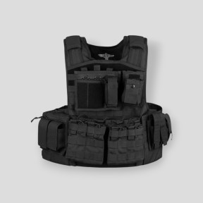 Porta-placas Combo negro - Invader Gear