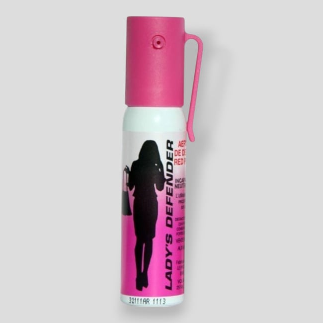 Spray anti-agressão Gás CS Lady's Defender - 25ml - O Protetor