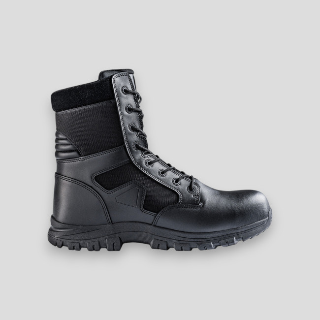 8" Einsatzstiefel mit Stahlkappe 1 Reißverschluss Sécu-One - Schwarz - A10 Equipment