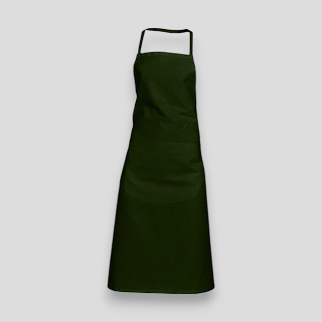 Tablier bavette avec poche Valet vert bouteille - SNV