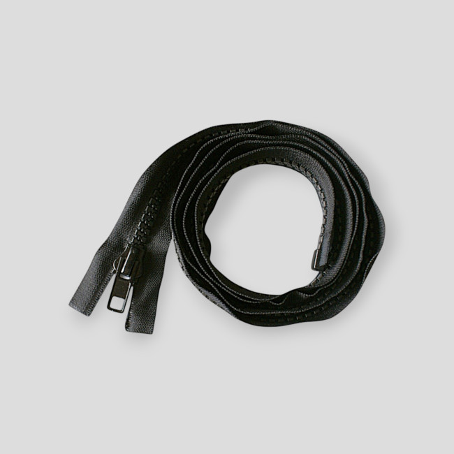 Reißverschluss 145 cm Spritzguss Schwarz - LMA