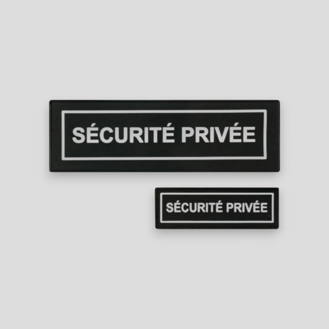 Conjunto de chaleco y banda de pecho Sécu-One Seguridad Privada - Negro - A10 Equipment