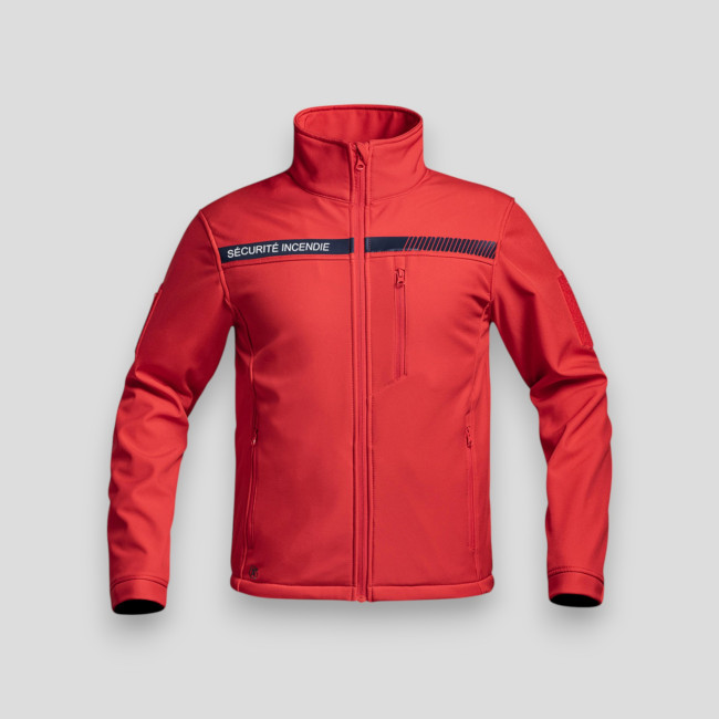 Veste softshell Sécurité Incendie Sécu-One - Rouge - A10 Equipment