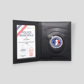 Cartera vertical 2 compartimentos - Negro - GK