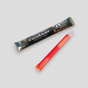 Bastón luminoso ChemLight® 15cm (12 horas) - Rojo - Cyalume