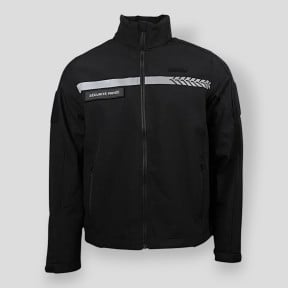 Chaleco polar Seguridad Privada con banda HV Safetek - Negro - GK