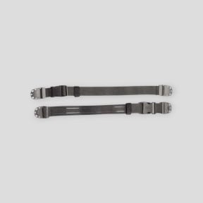 Set di cinghie con fibbia rapida per piastra d'anca 97005KT - Nero - GK