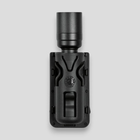 Roterende zaklamphouder 8VP63 voor riem/ceintuur - Zwart - Vega Holster