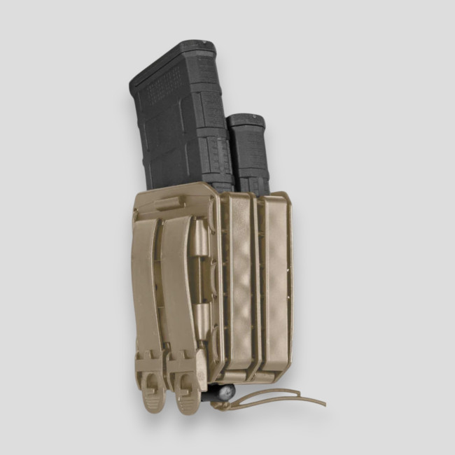 Podwójny ładownik Bungy 8BL04 do M4/AR15 - Tan - Vega Holster