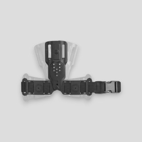Placa de cadera compacta 1 correa 8K28 - Negro - Vega Holster