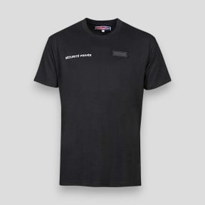 T-shirt met borduurvenster kenteken Particuliere Beveiliging - Zwart - CityGuard