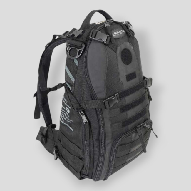 Rucksack BRACO XL fullblack schwarz - Dimatex