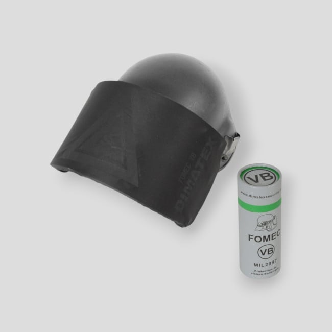 Protection de visière balistique FOMEC VB noir - Dimatex