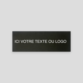 Flap dos neutre à personnaliser pour gilet Thor - Noir - VVS