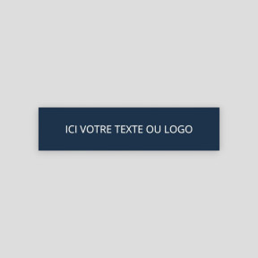 Flap dorsal neutro personalizable para chaleco Thor - Azul Marino - VVS