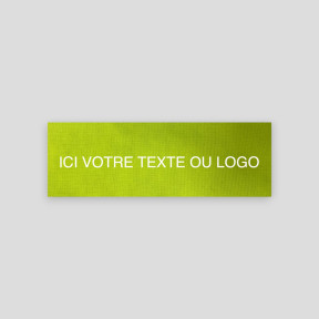 Flap dos neutre à personnaliser pour gilet Thor - Jaune - VVS