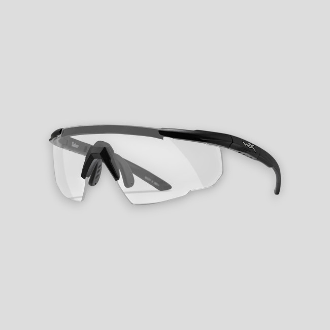 Occhiali di protezione balistica Saber Advanced (lente trasparente) - Nero - Wiley X