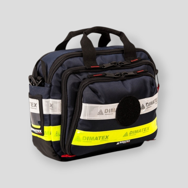 Polygone donkerblauw tas - Dimatex