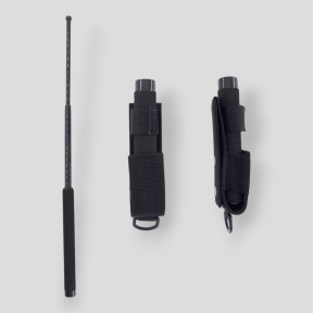 Telescopische wapenstok schuimgreep + holster 66 CM - Patrol Equipement