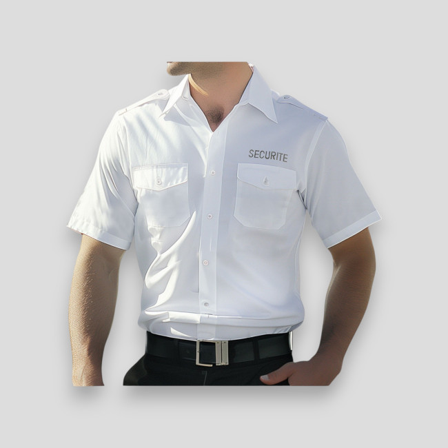Camicia pilota bianca a maniche corte - Patrol Equipement Camicia pilota bianca a maniche corte - Patrol Equipement