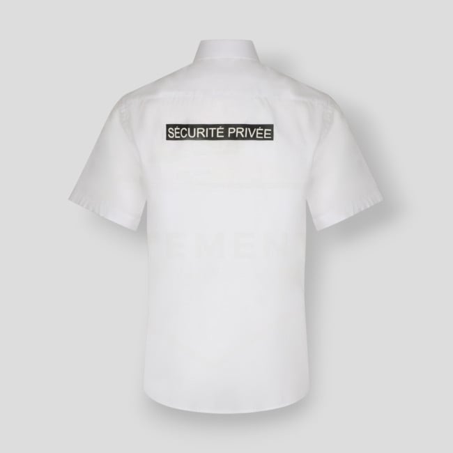 Non Iron Private Security Short Sleeve Shirt - White - VVS Non Iron Private Security Short Sleeve Shirt - White - VVS